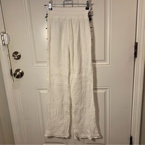 Abercrombie & Fitch Pull On Cotton Gauze Breezy Lounge Beach Pants XXS $65.00